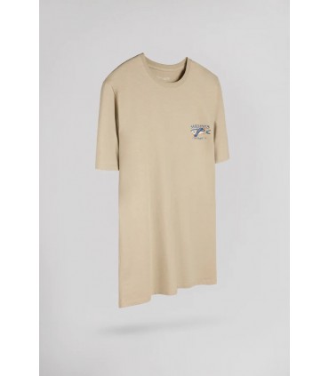Tee shirt mc teddy smith 222beige