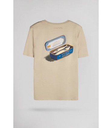 Tee shirt mc teddy smith 222beige