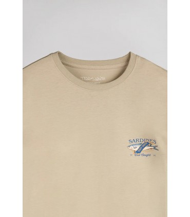 Tee shirt mc teddy smith 222beige