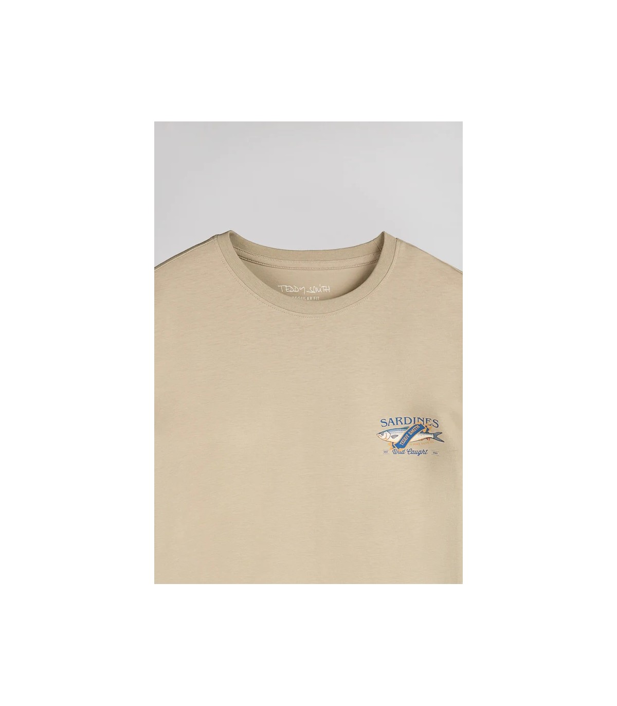 Tee shirt mc teddy smith 222beige