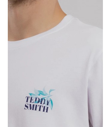 Tee shirt mc teddy smith 202blanc