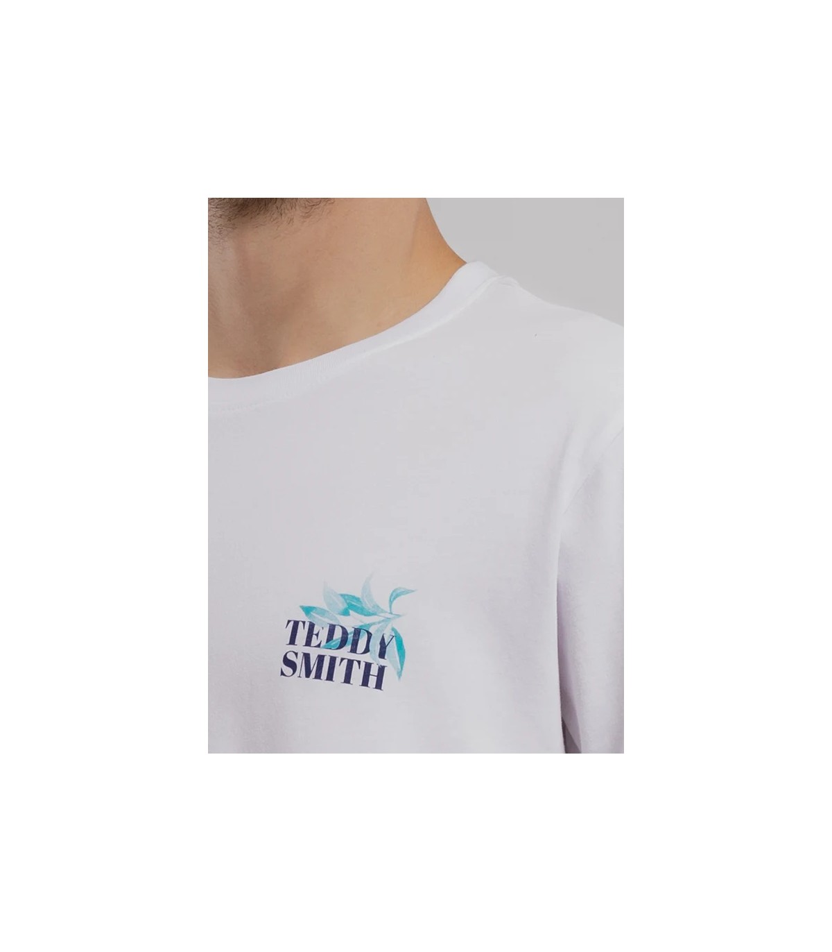 Tee shirt mc teddy smith 202blanc