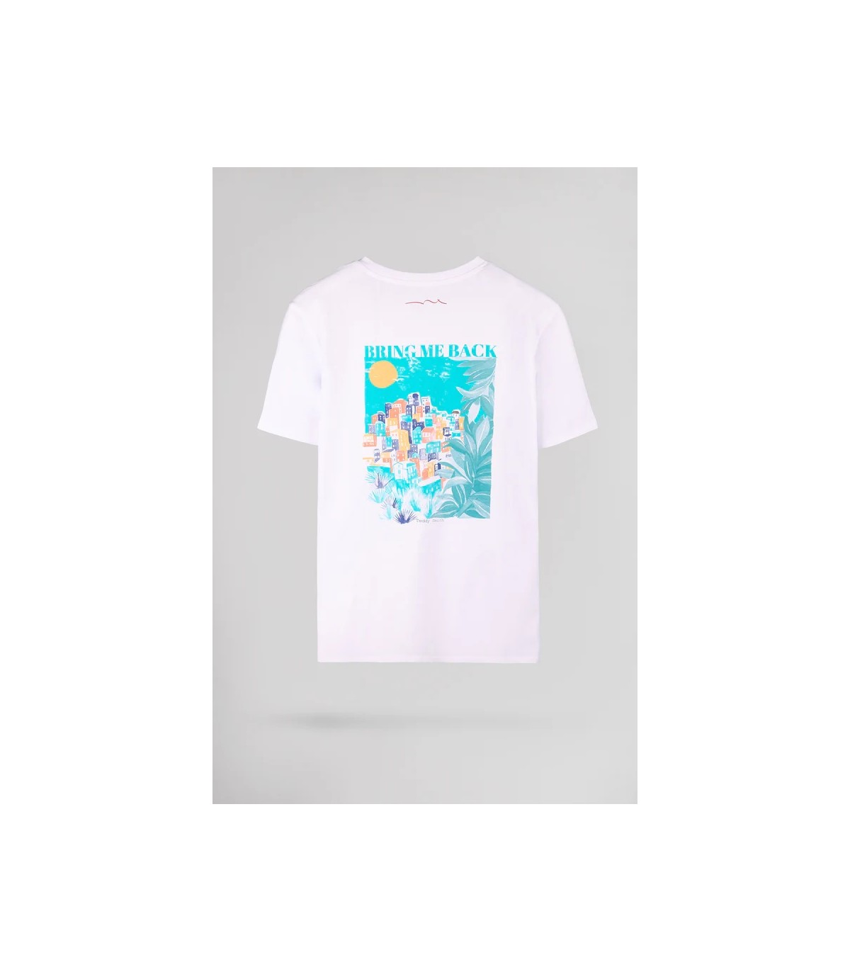 Tee shirt mc teddy smith 202blanc