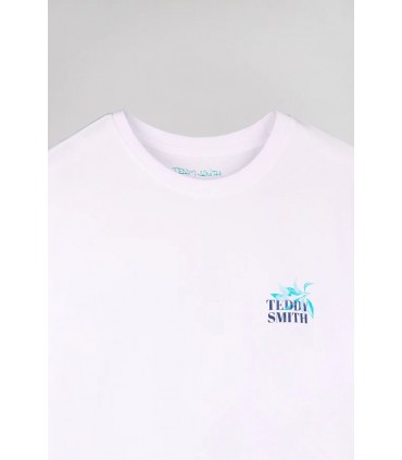 Tee shirt mc teddy smith 202blanc