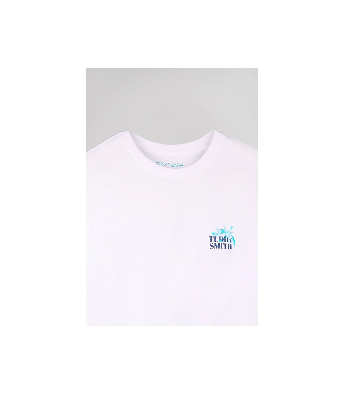 Tee shirt mc teddy smith 202blanc