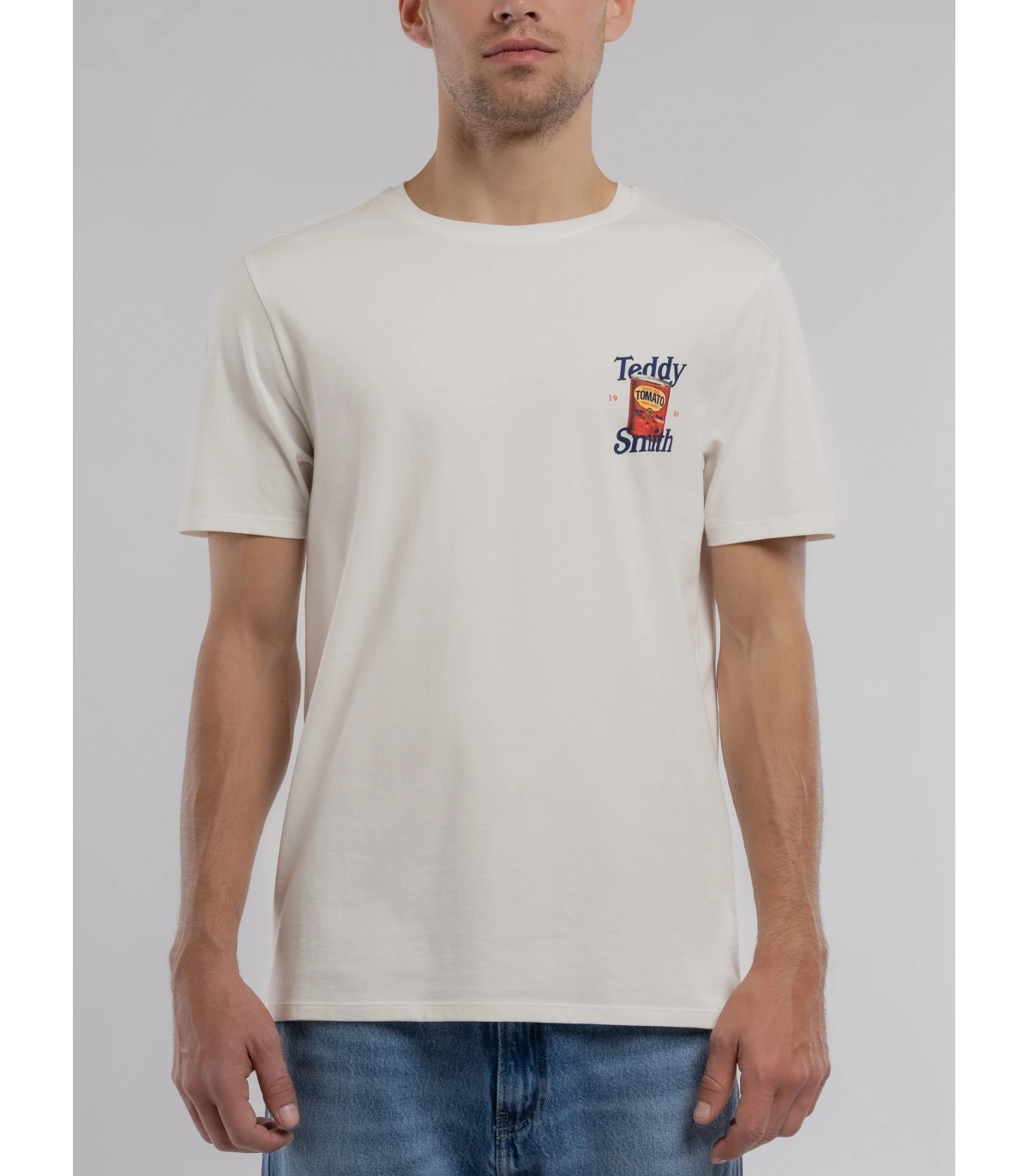 Tee shirt mc teddy smith 219middlewhite