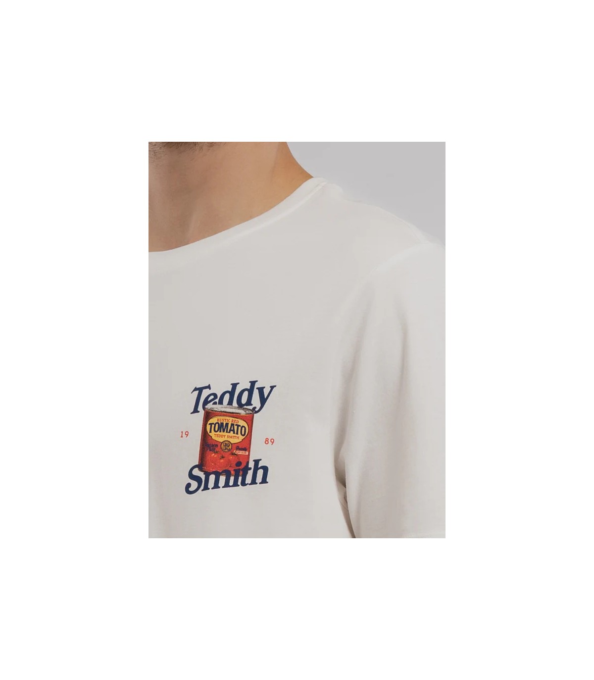 Tee shirt mc teddy smith 219middlewhite