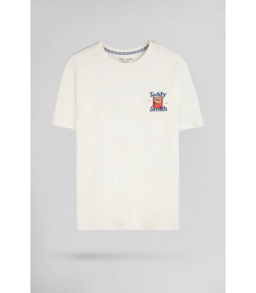 Tee shirt mc teddy smith 219middlewhite