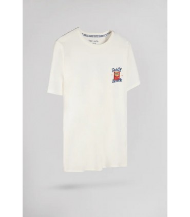 Tee shirt mc teddy smith 219middlewhite