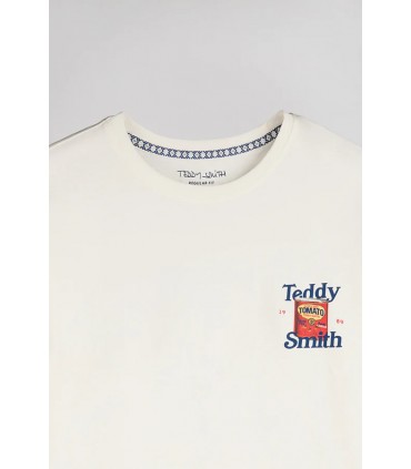 Tee shirt mc teddy smith 219middlewhite