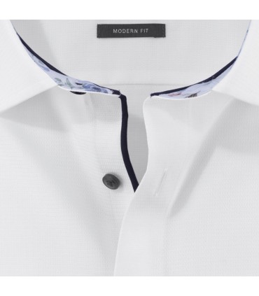 Chemise ml uni olymp 00blanc