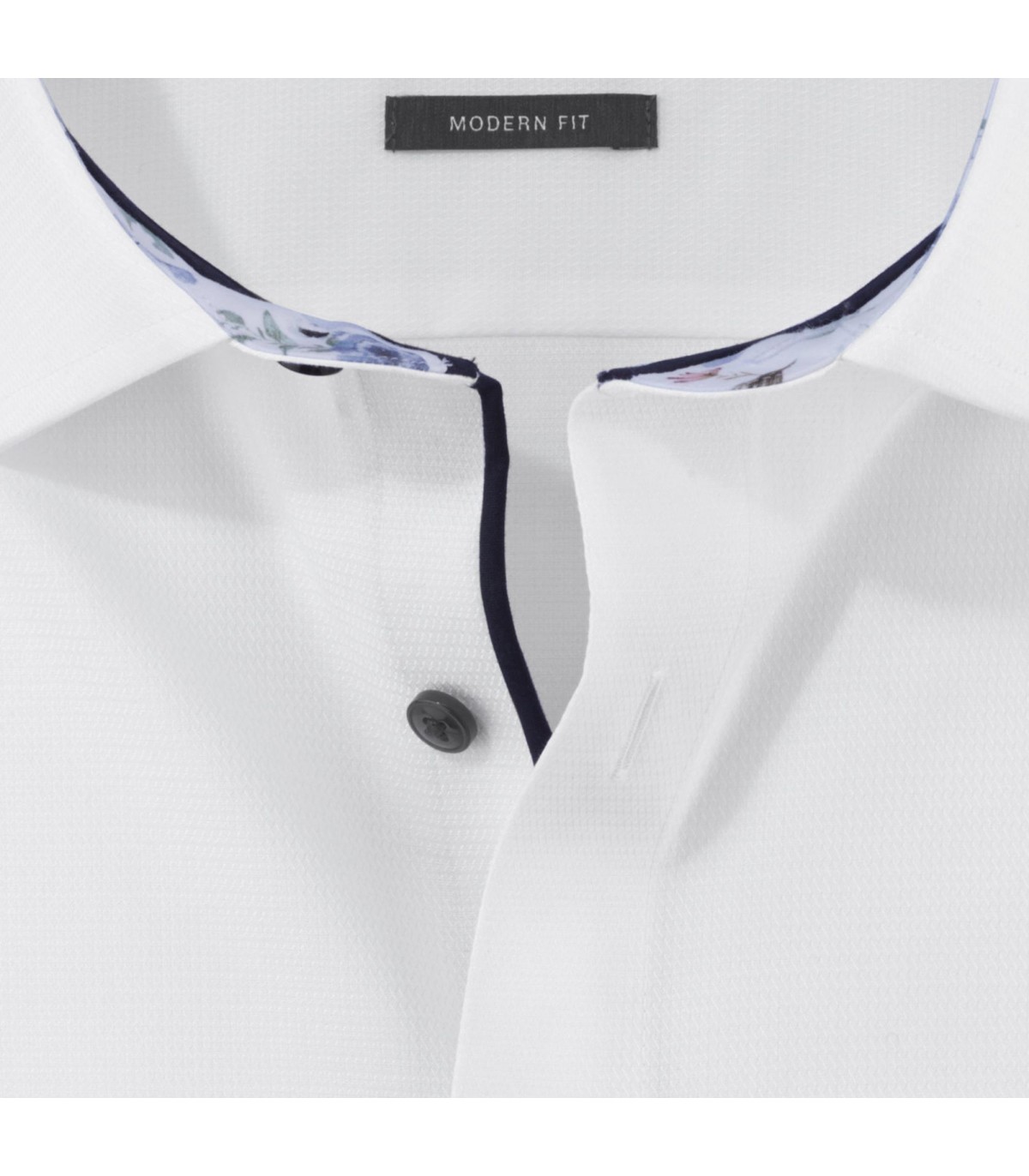 Chemise ml uni olymp 00blanc