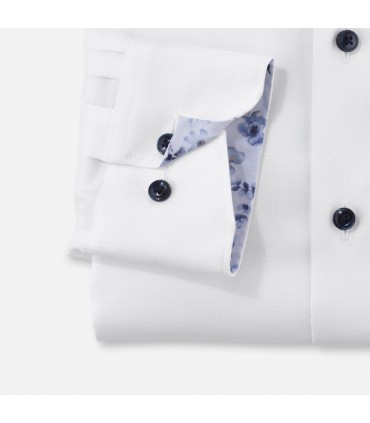 Chemise ml uni olymp 00blanc