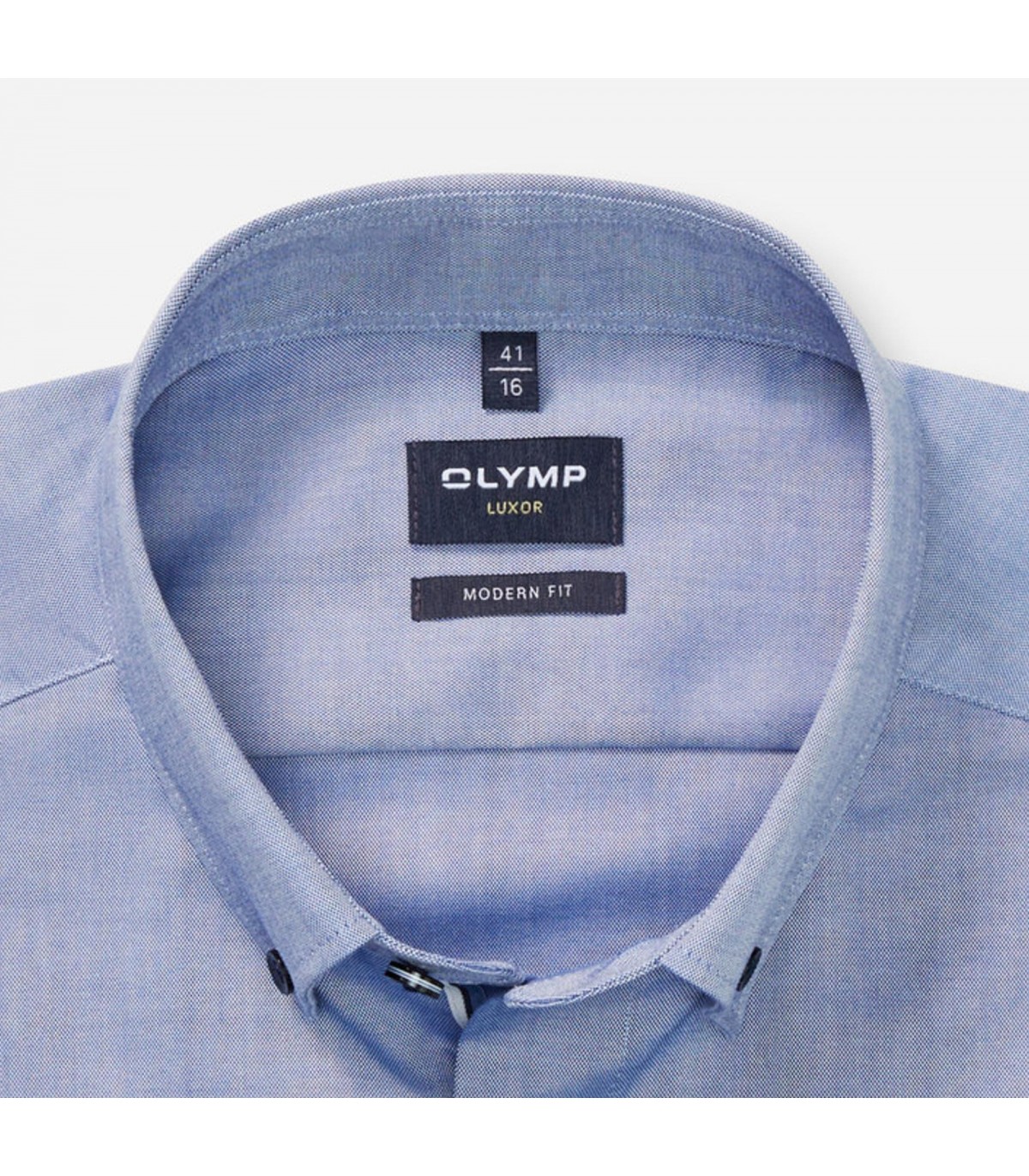 Chemise ml uni olymp 13bleu