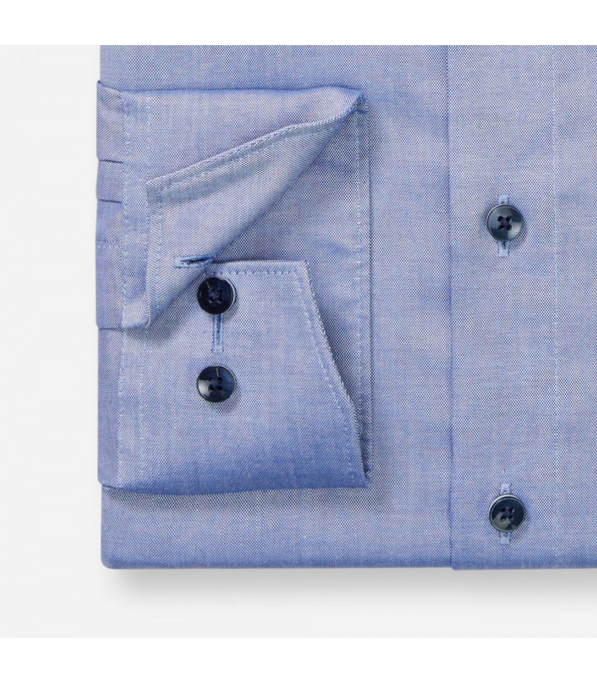 Chemise ml uni olymp 13bleu