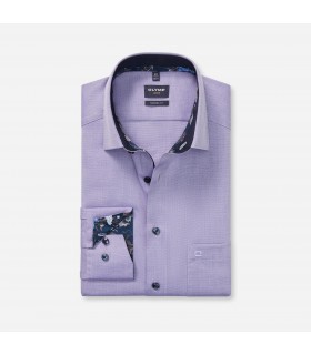 Chemise ml fantaisie olymp 83bleu