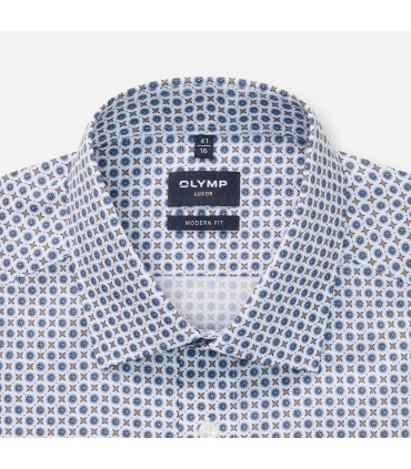 Chemise ml fantaisie olymp 18bleu