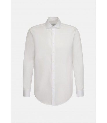 Chemise ml uni seidensticker 01blanc