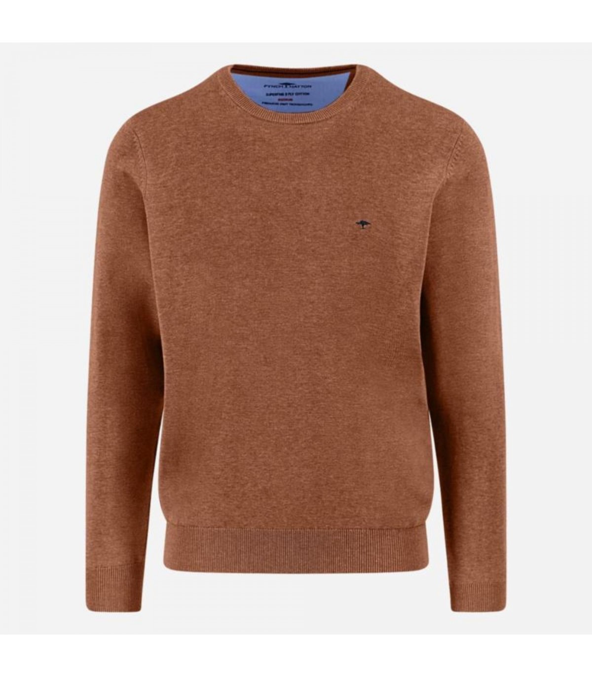 Pull col rond fynch hatton 804hazel
