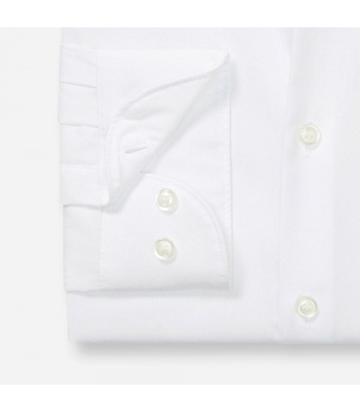 Chemise ml uni olymp 00blanc