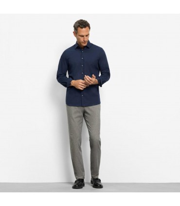 Chemise ml uni olymp 08marine