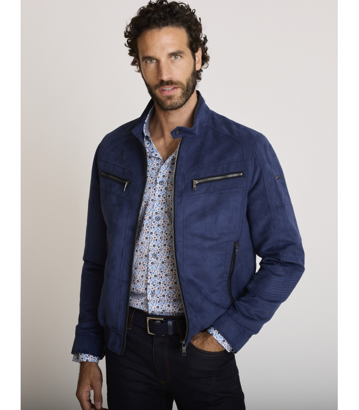Blouson delahaye 057bleu