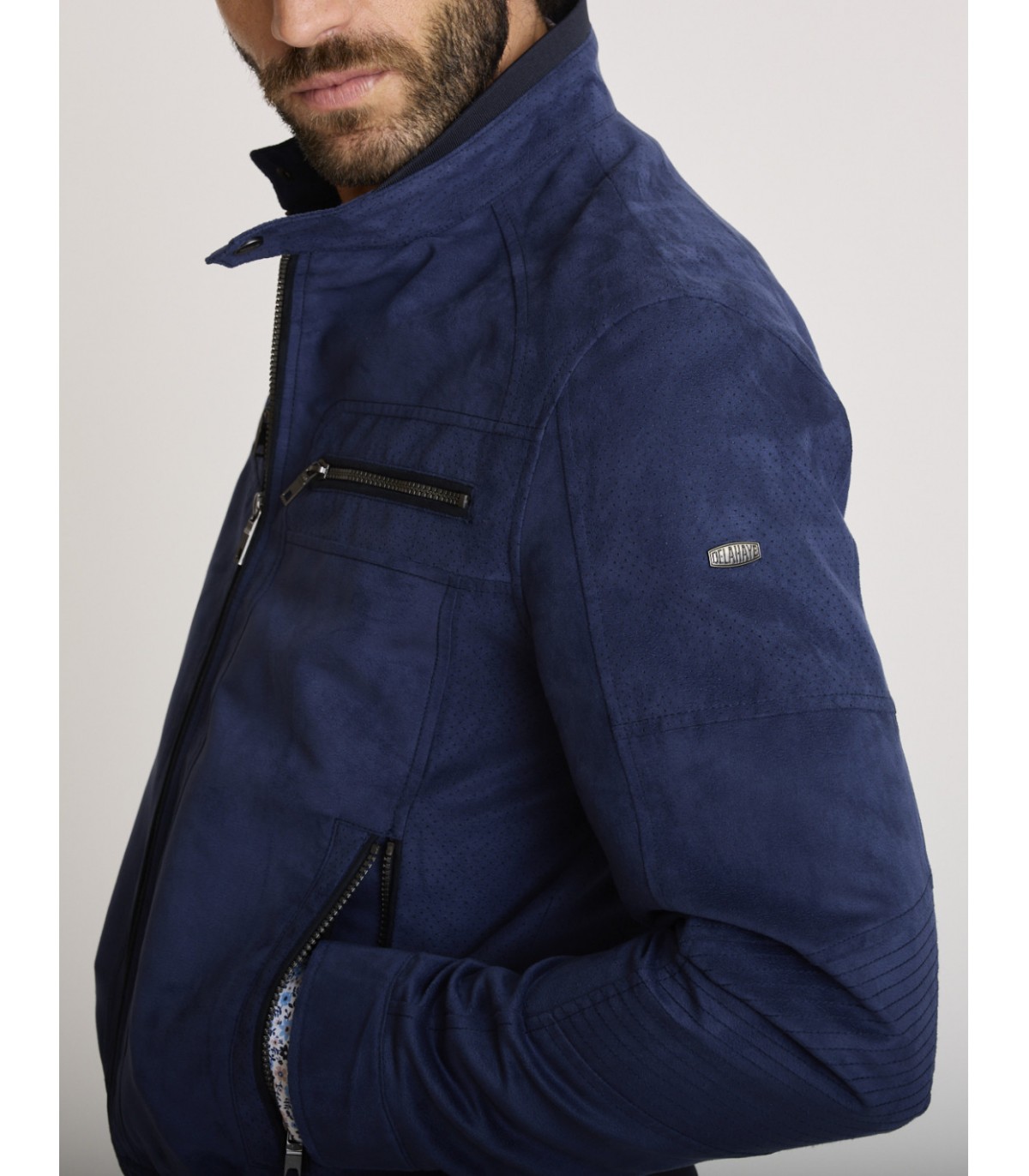 Blouson delahaye 057bleu