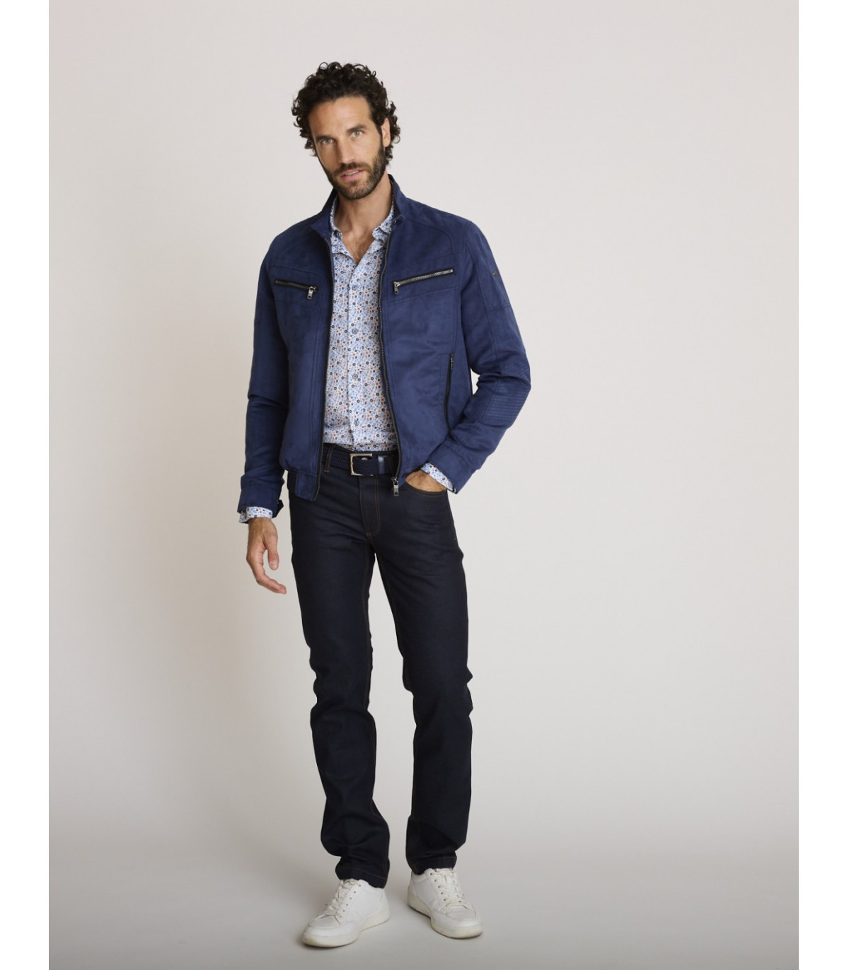Blouson delahaye 057bleu
