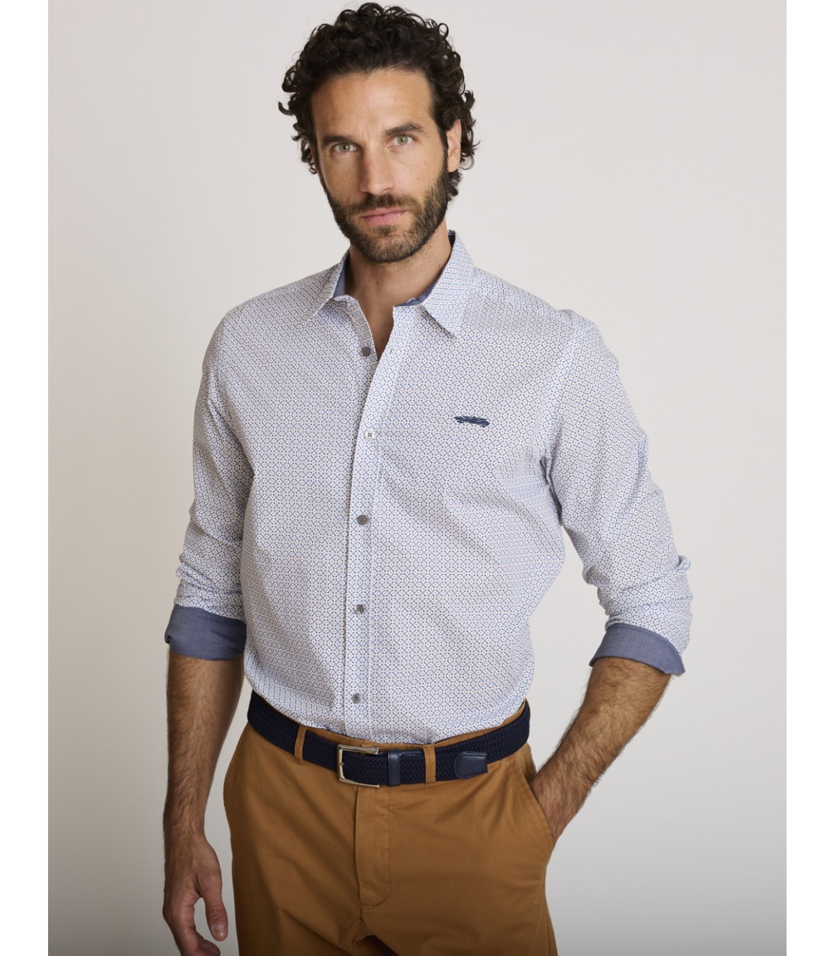 Chemise ml delahaye 037bleu