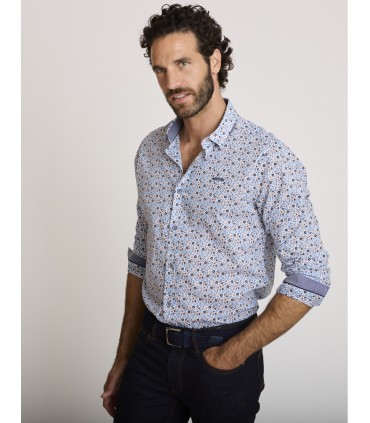 Chemise ml delahaye 037bleu