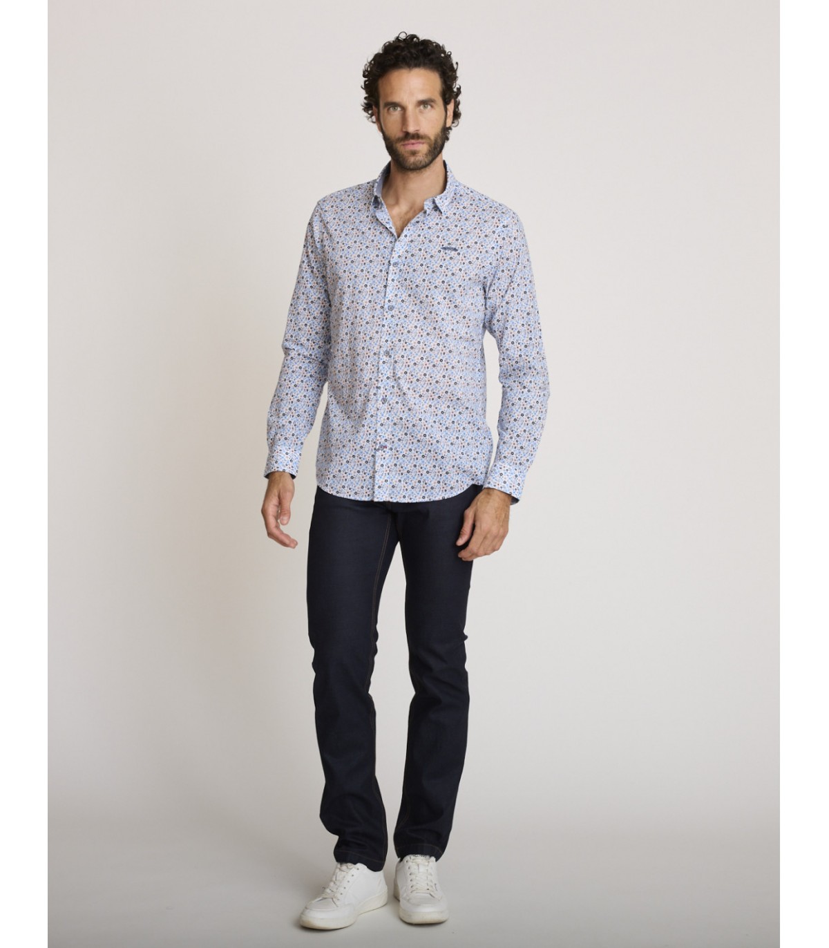 Chemise ml delahaye 037bleu