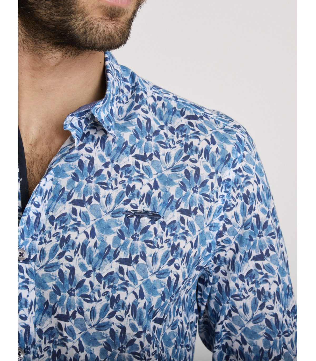 Chemise ml delahaye 267bleu