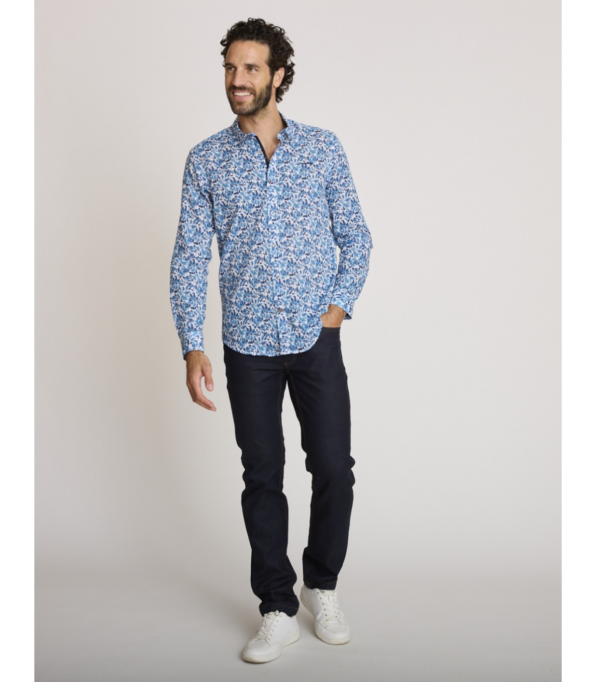 Chemise ml delahaye 267bleu