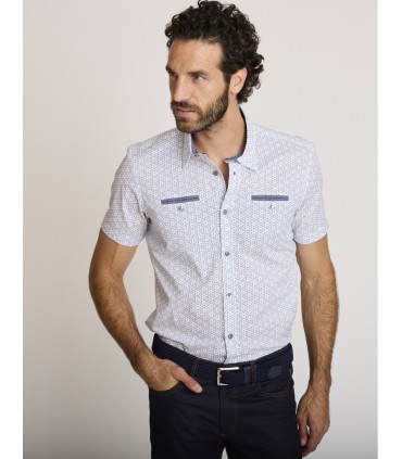 Chemise mc delahaye 037bleu