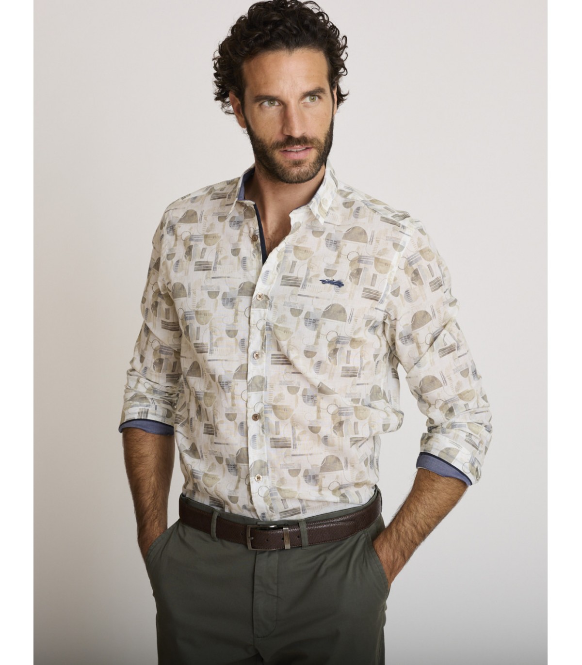 Chemise ml delahaye 436vert