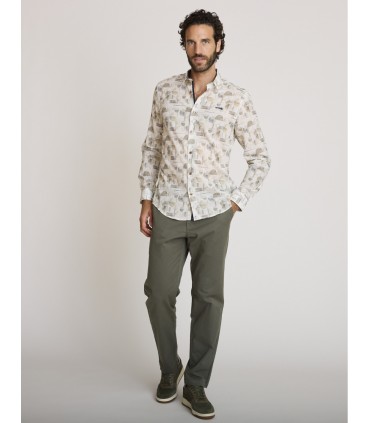 Chemise ml delahaye 436vert