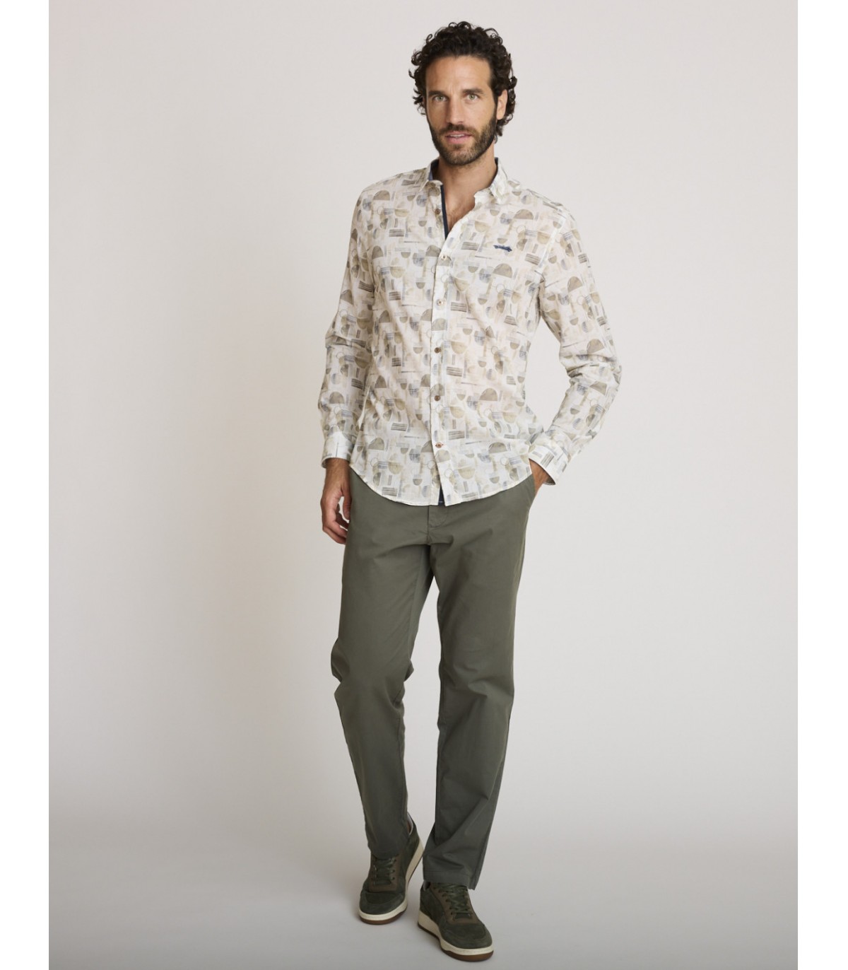 Chemise ml delahaye 436vert