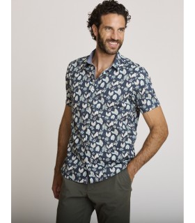 Chemise mc delahaye 566vert
