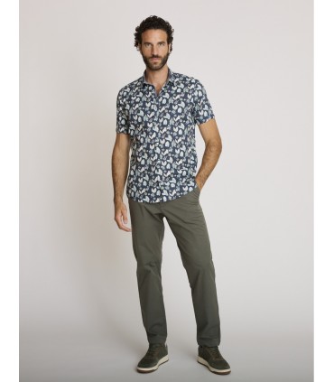 Chemise mc delahaye 566vert