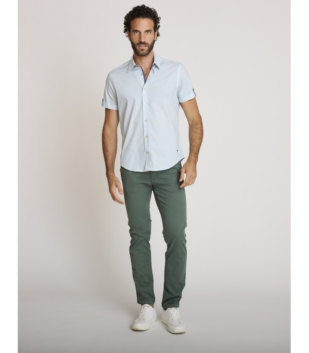 Pantalon chino delahaye 436vert