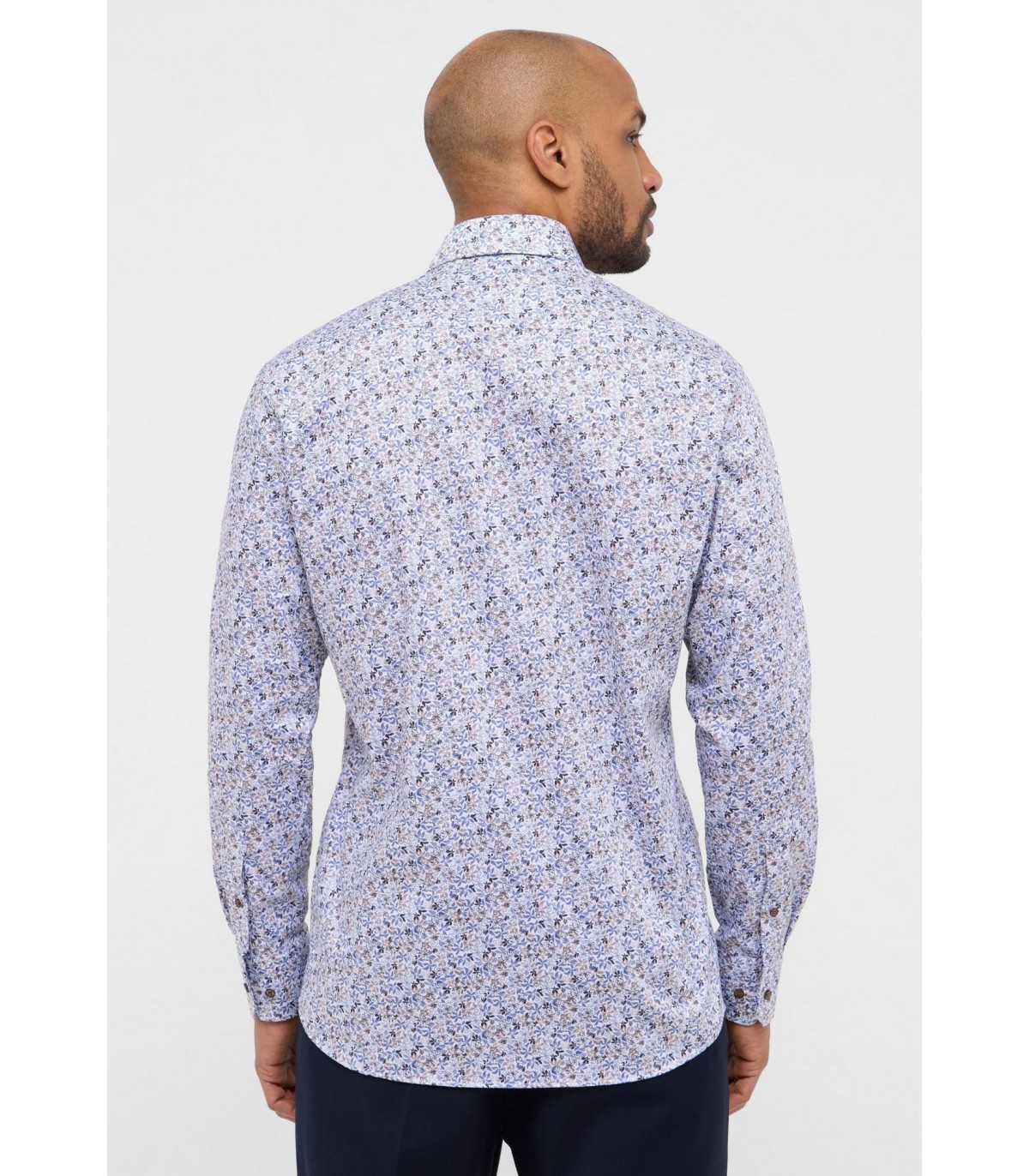 Chemise ml fantaisie eterna 15bleu
