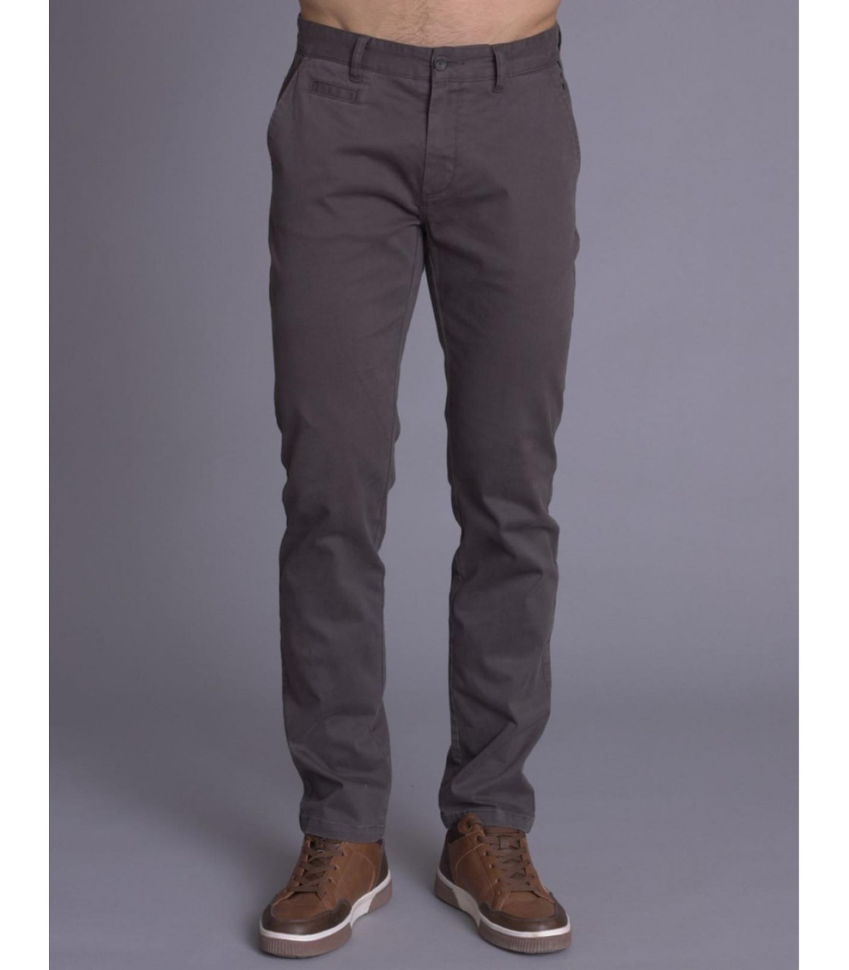 Pantalon chino delahaye 115gris