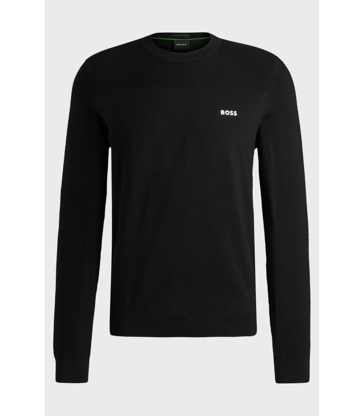 Pull col rond boss green 001noir