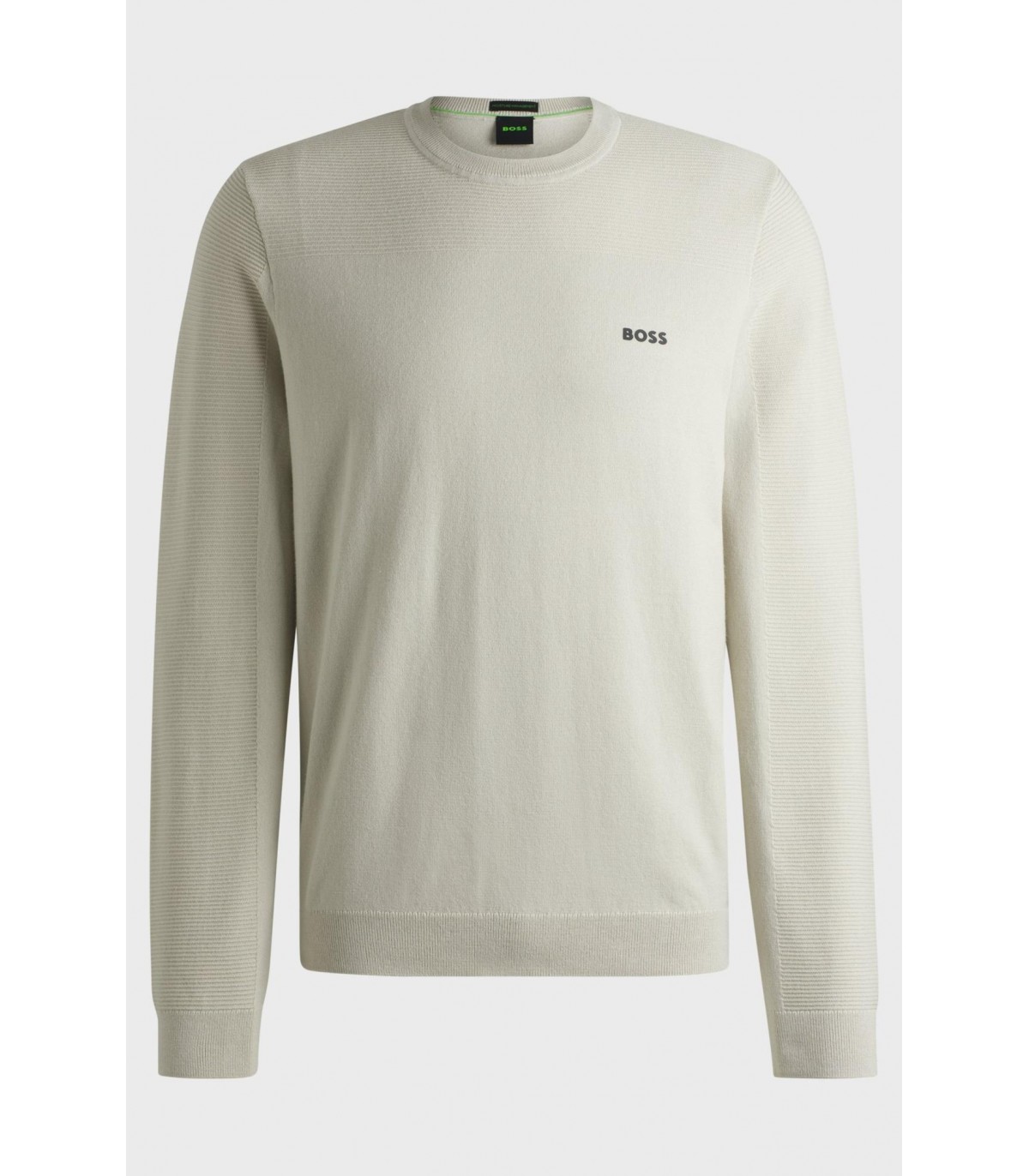 Pull col rond boss green 271beige