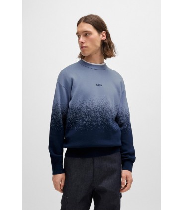 Sweat col rond boss orange 464blue