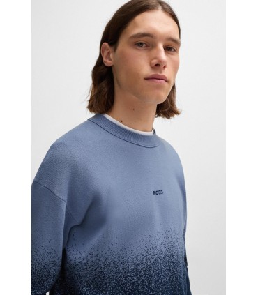 Sweat col rond boss orange 464blue