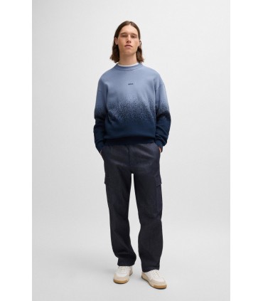 Sweat col rond boss orange 464blue