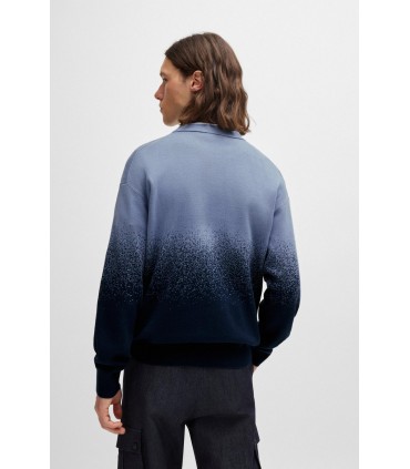 Sweat col rond boss orange 464blue