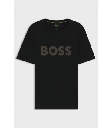 Tee shirt mc boss green 001black