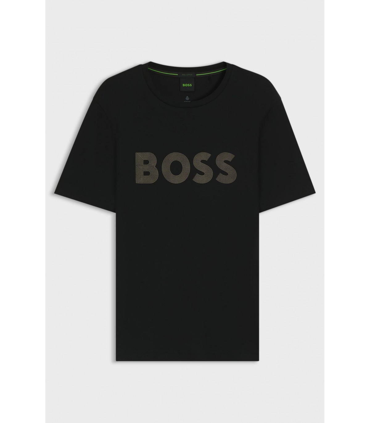 Tee shirt mc boss green 001black